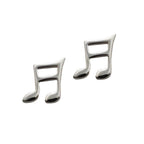 Brinco Nota Musical em Prata 950