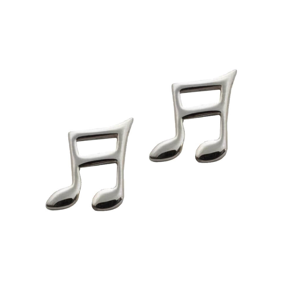 Brinco Nota Musical em Prata 950