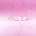 Bracelete com Frase Personalizada em Prata 950