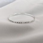 Bracelete com Frase Personalizada em Prata 950