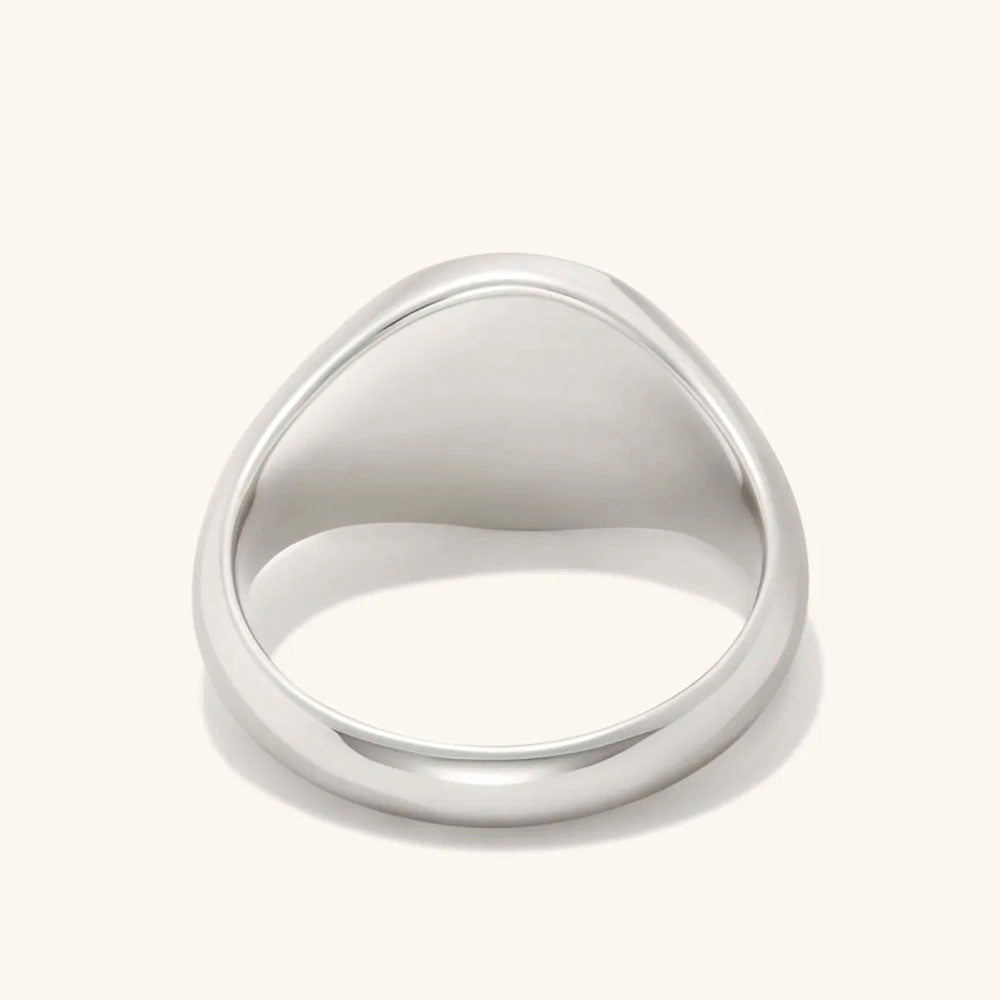 Anel Grande para Dedinho Chevalier Unisex em Prata 950