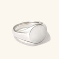 Anel Grande para Dedinho Chevalier Unisex em Prata 950