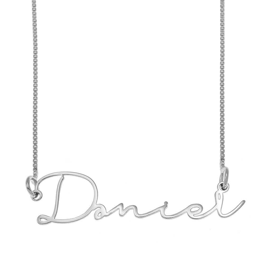 Correntinha com Nome Delicado Personalizado em Prata 925