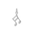 Pingente Nota Musical em Prata 950