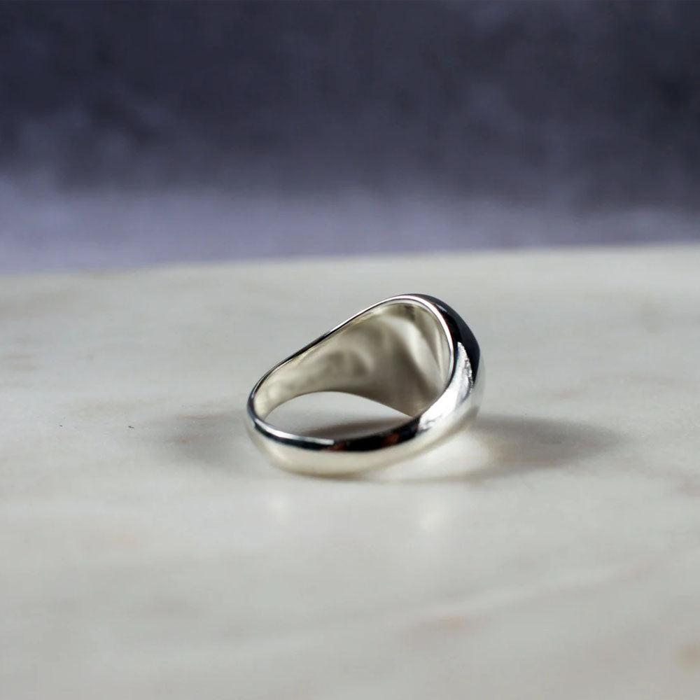 Anel Masculino com Símbolo Signo em Prata 950