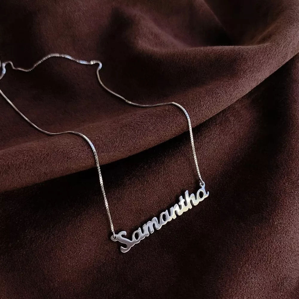 Colar de Prata 925 com Nome Personalizado