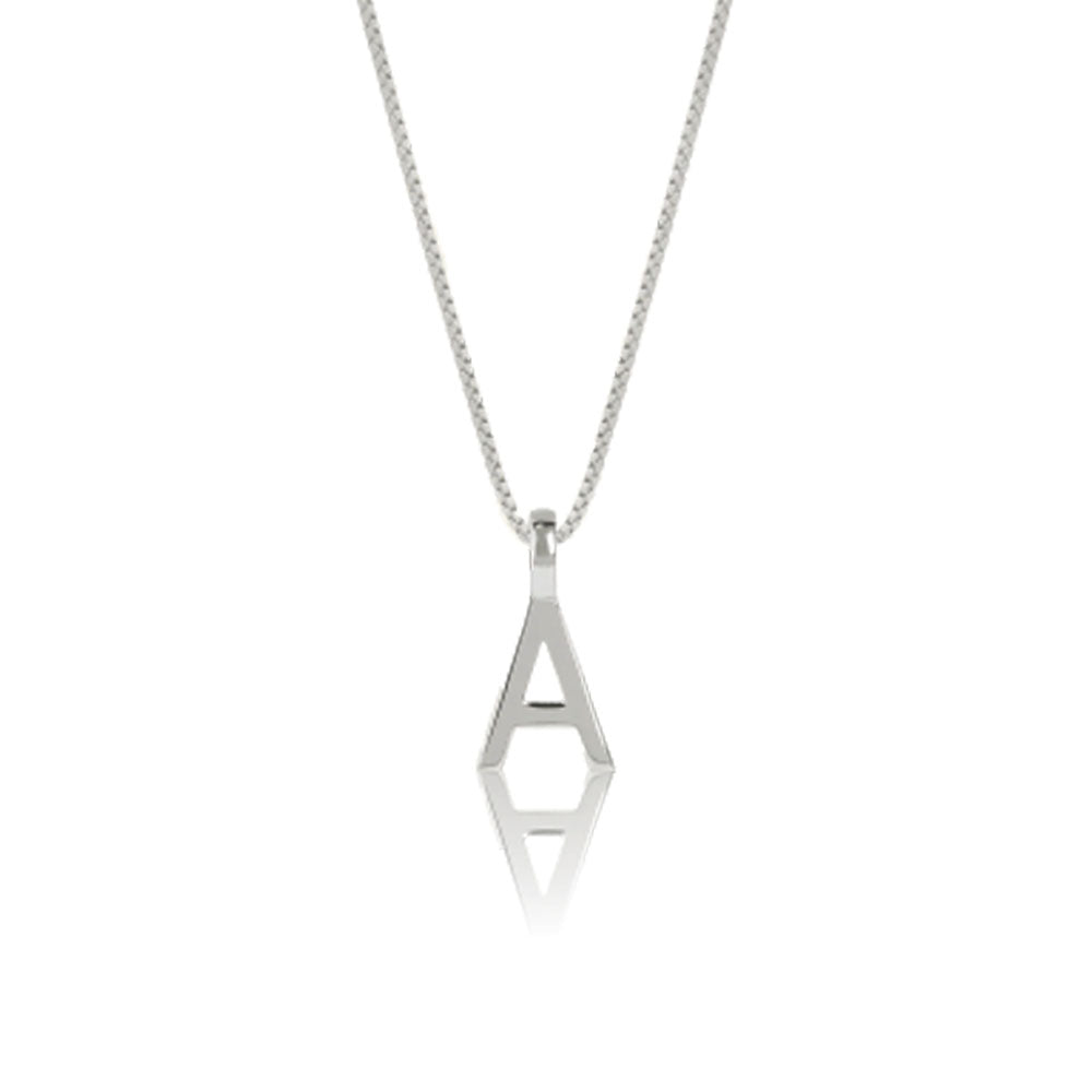 Colar com Letra Inicial Personalizada Prata 925 Joia Única