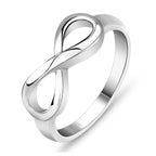 Anel de Prata 950 Simbolo Infinito Feminino Presente