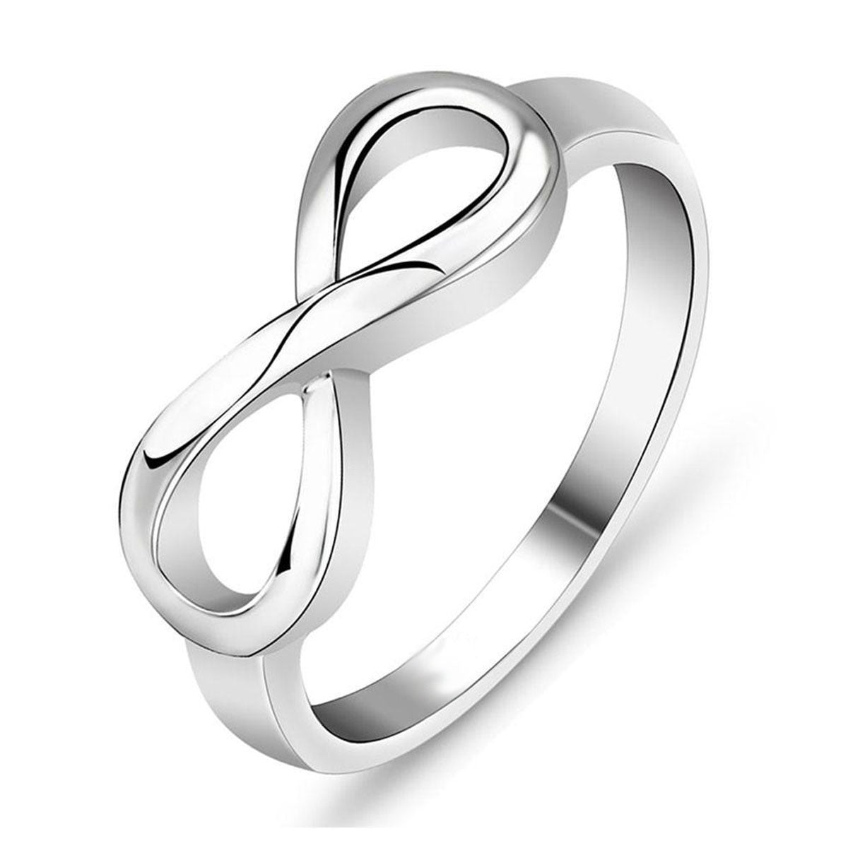 Anel de Prata 950 Simbolo Infinito Feminino Presente