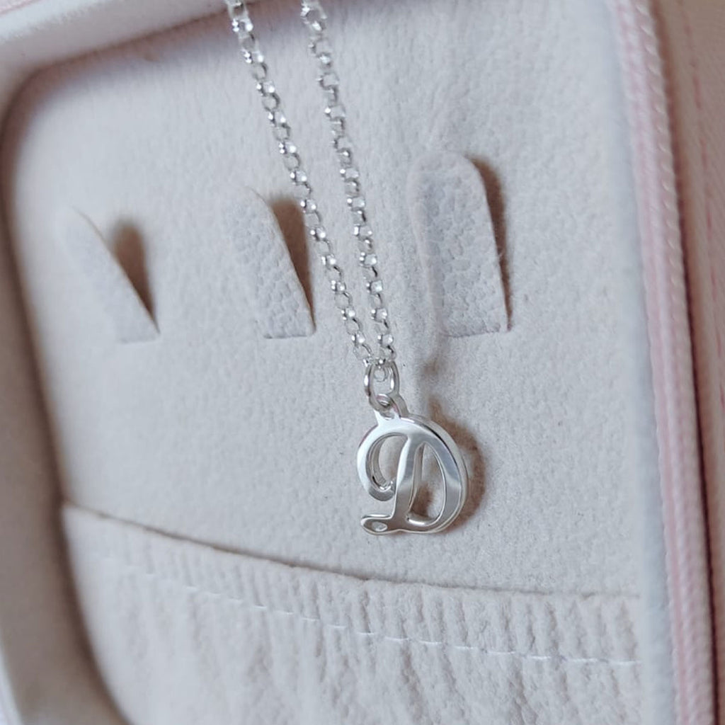 Colar Letra Maiúscula Personalizada em Prata 925