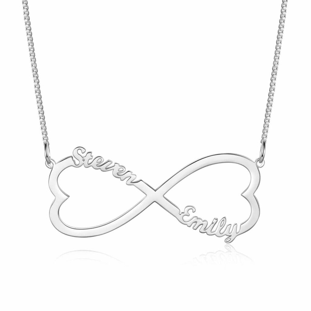 Colar Infinito com Nome Personalizado em Prata 925
