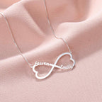 Colar Infinito com Nome Personalizado em Prata 925