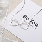 Colar Infinito com Nome Personalizado em Prata 925