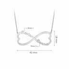 Colar Infinito com Nome Personalizado em Prata 925