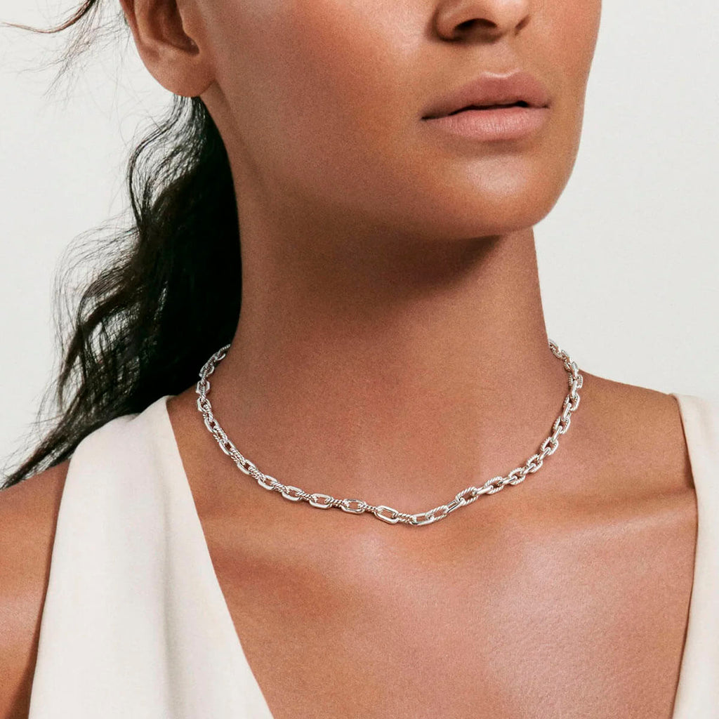 Corrente Cartier Prata 950 Twist & Shine