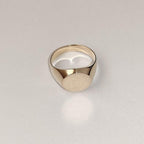 Anel Chevalier Sinete Joia Ouro Amarelo Legitimo 18k 750