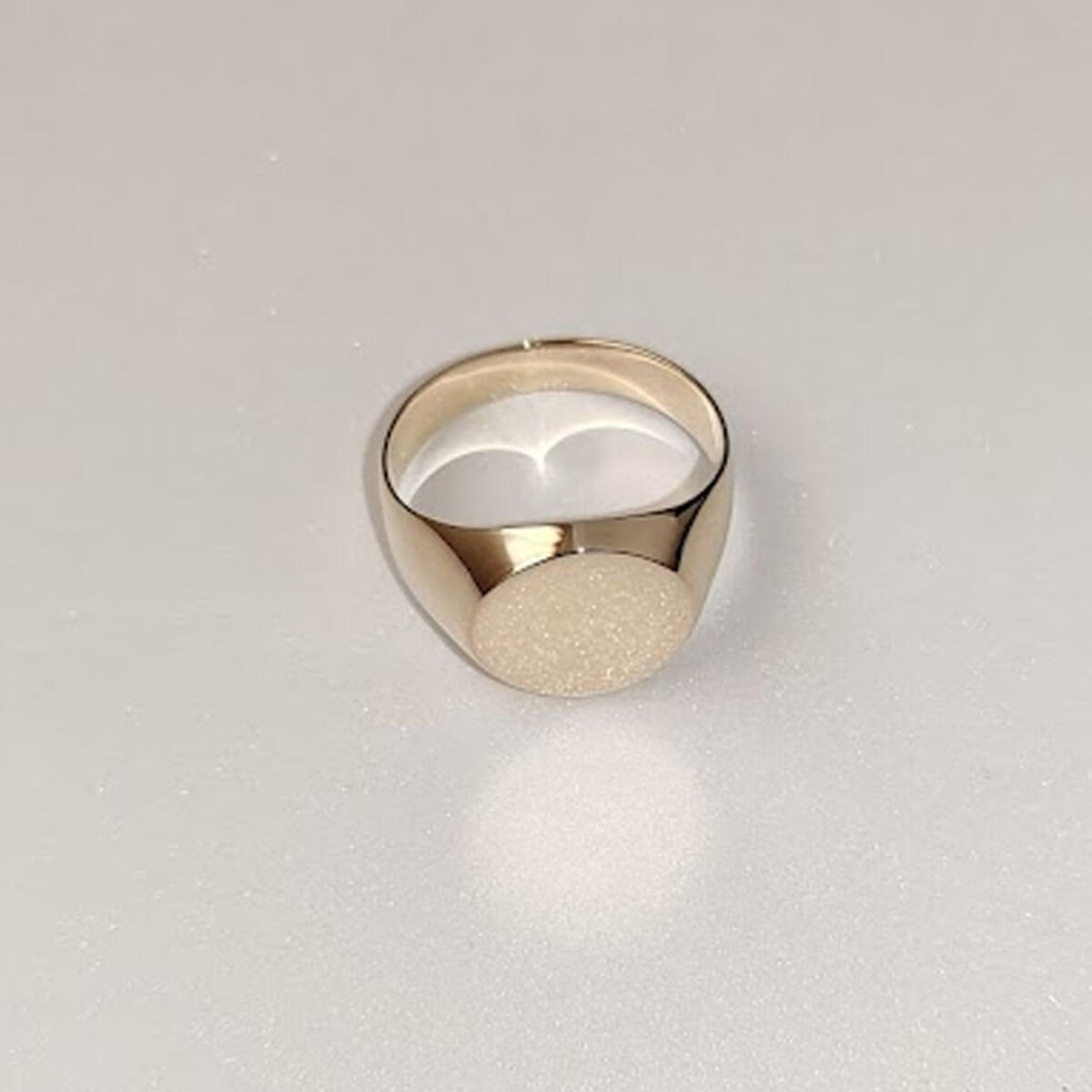 Anel Chevalier Sinete Joia Ouro Amarelo Legitimo 18k 750