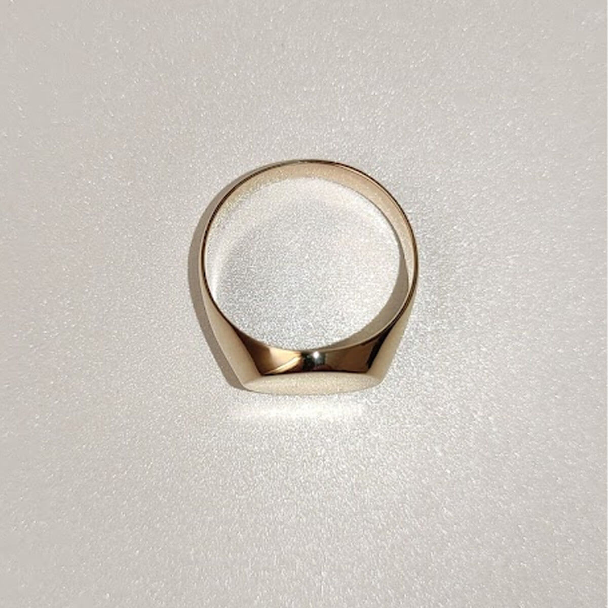 Anel Chevalier Sinete Joia Ouro Amarelo Legitimo 18k 750
