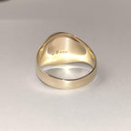 Anel Chevalier Sinete Joia Ouro Amarelo Legitimo 18k 750