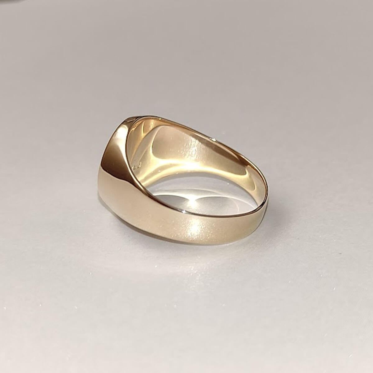 Anel Chevalier Sinete Joia Ouro Amarelo Legitimo 18k 750