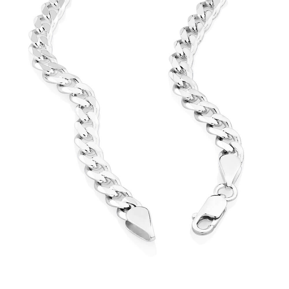 Corrente Grumet 5mm em Prata 925 de 70cm 16g