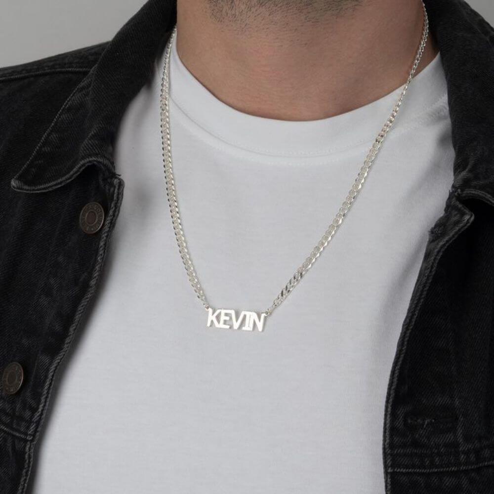 Corrente Masculina Personalizada com Nome em Prata 925
