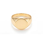 Anel Chevalier Sinete Joia Ouro Amarelo Legitimo 18k 750