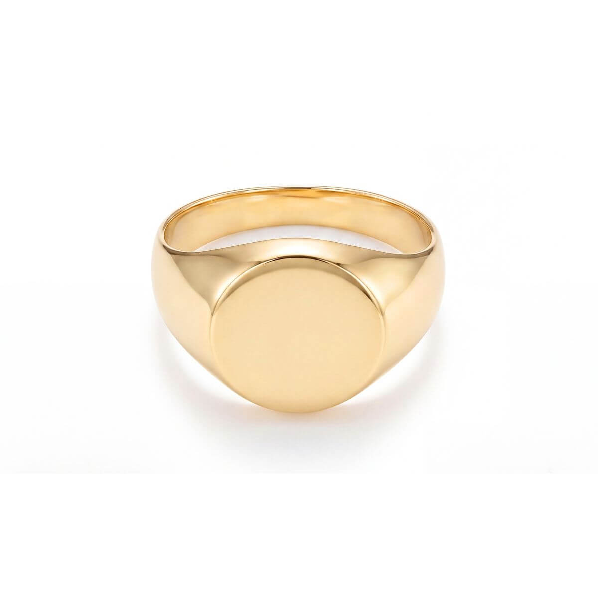Anel Chevalier Sinete Joia Ouro Amarelo Legitimo 18k 750