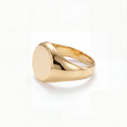 Anel Chevalier Sinete Joia Ouro Amarelo Legitimo 18k 750