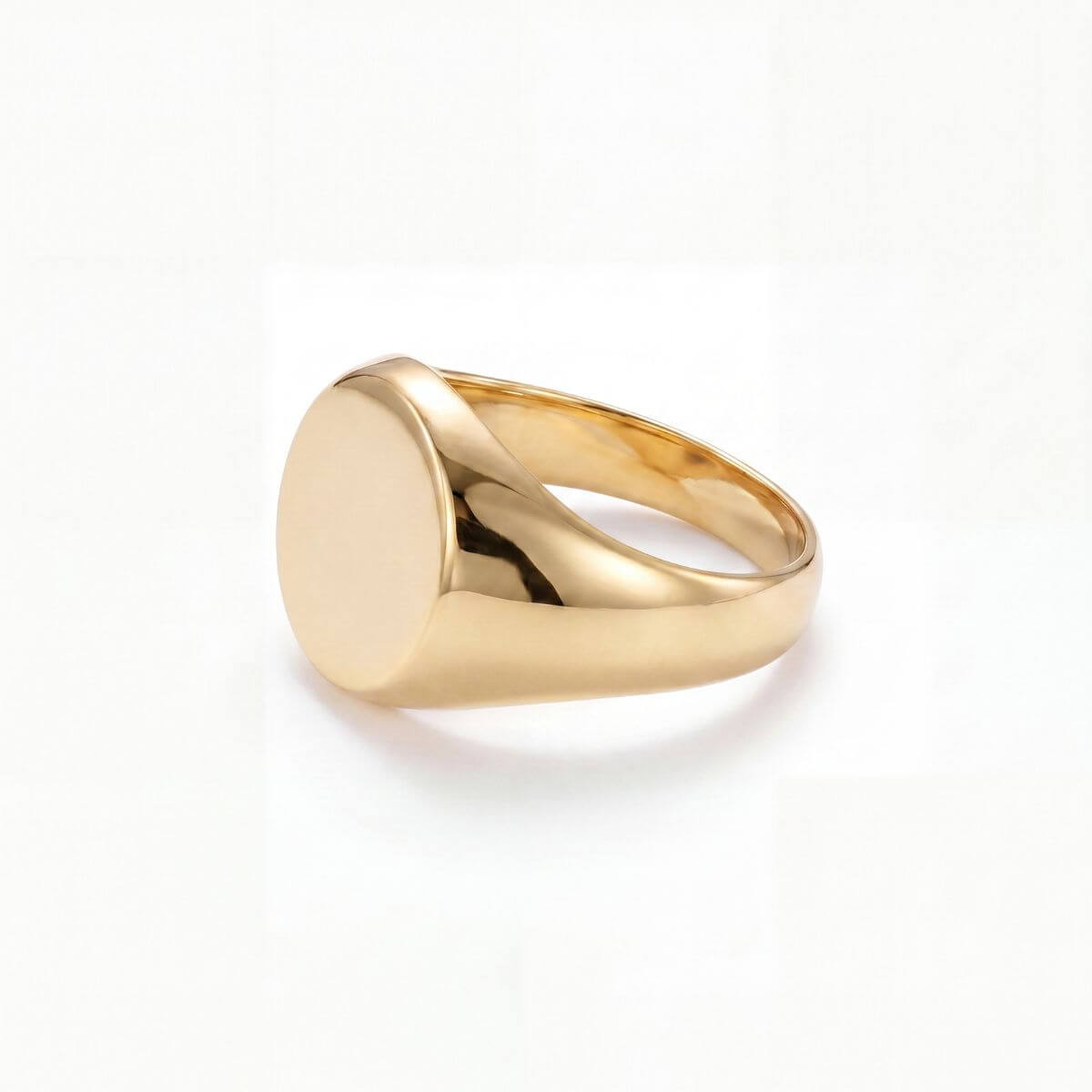 Anel Chevalier Sinete Joia Ouro Amarelo Legitimo 18k 750
