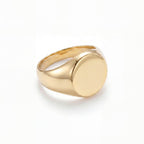 Anel Chevalier Sinete Joia Ouro Amarelo Legitimo 18k 750