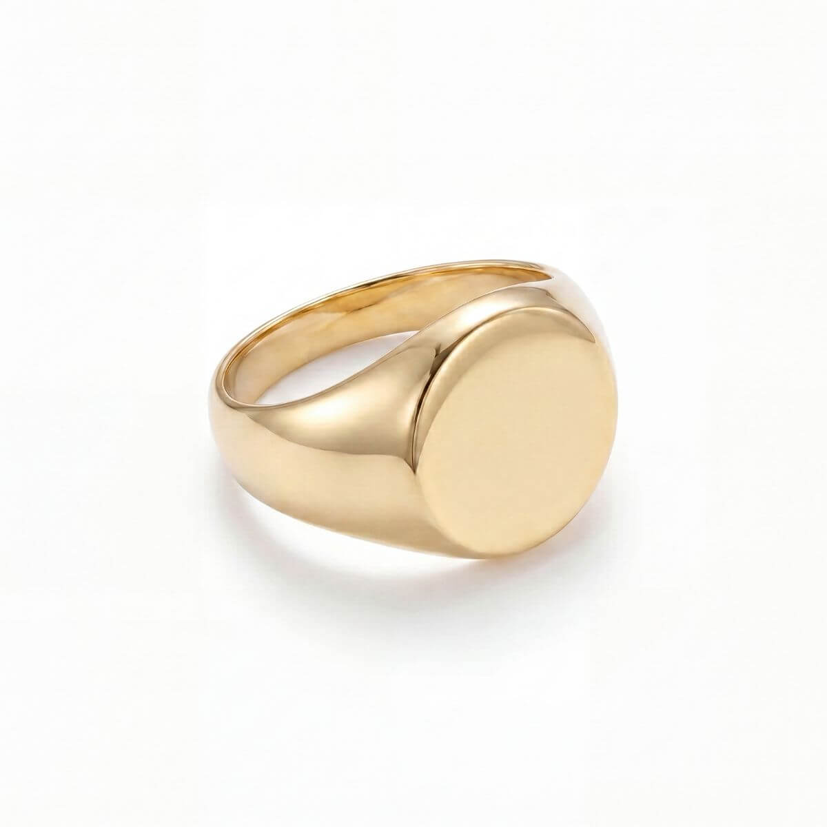 Anel Chevalier Sinete Joia Ouro Amarelo Legitimo 18k 750