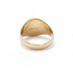 Anel Chevalier Sinete Joia Ouro Amarelo Legitimo 18k 750