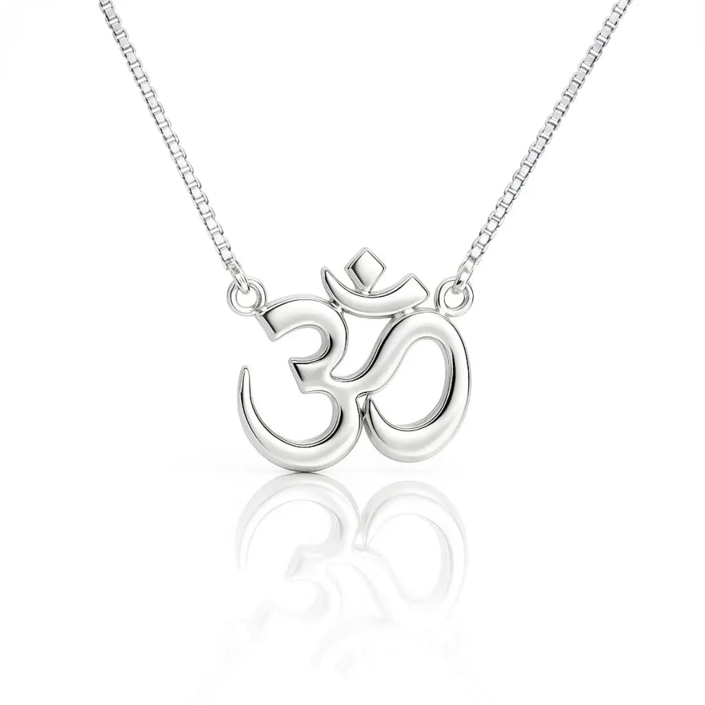 Colar Yoga Mantra Om em Prata 950