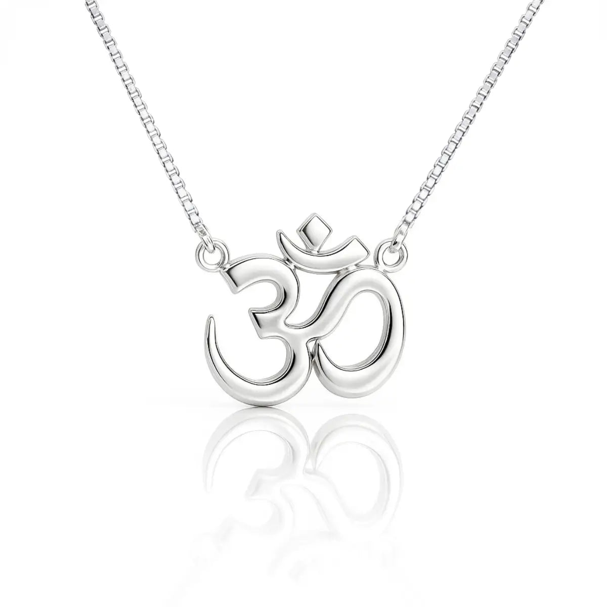 Colar Yoga Mantra Om em Prata 950