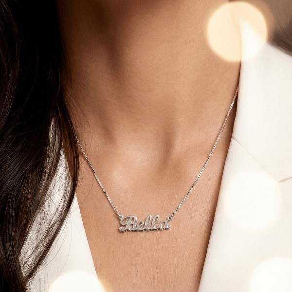 Colar de Prata 925 com Nome Personalizado