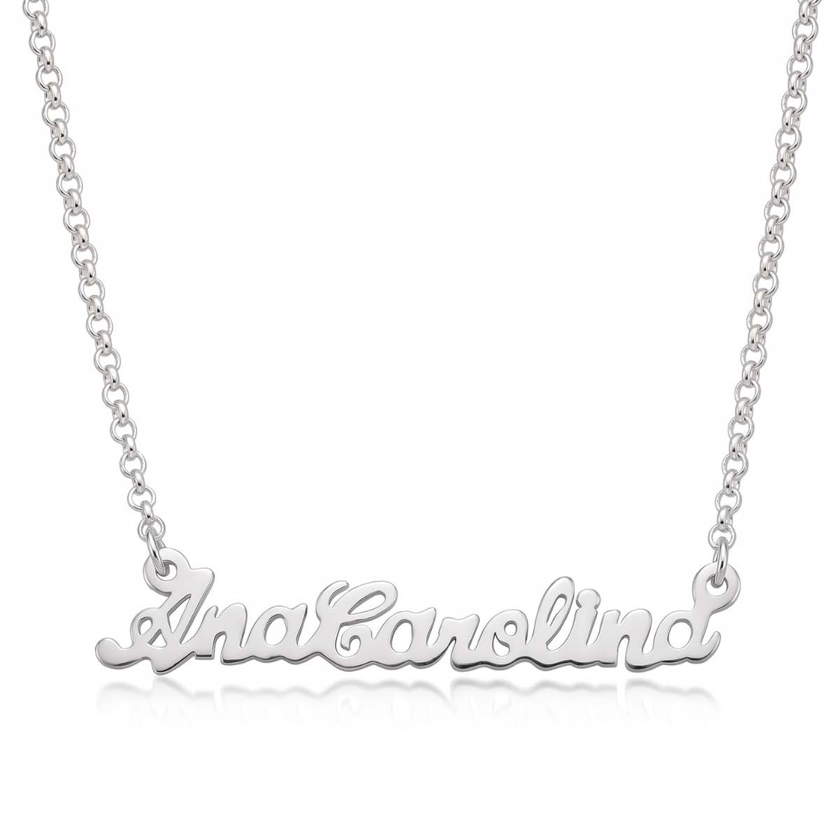 Colar com Nome Manuscrito Personalizado em Prata 925