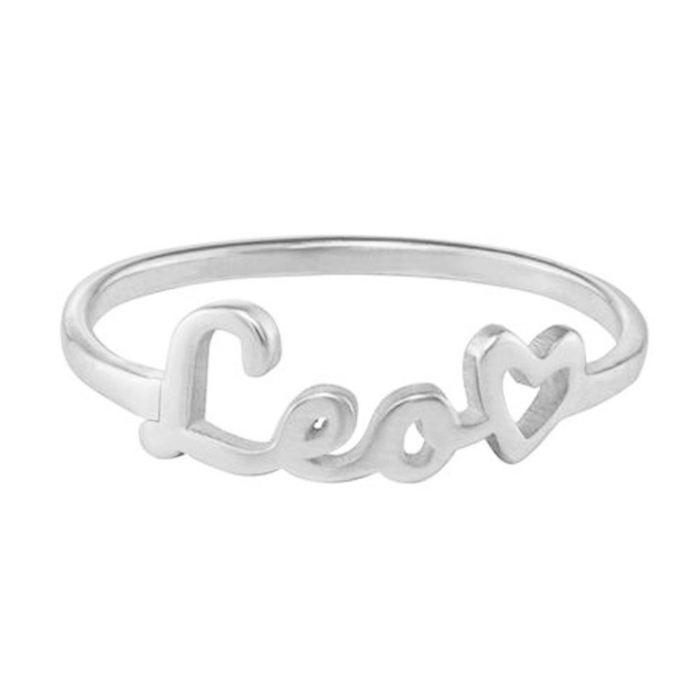 Anel com Nome em Prata 950 Personalizado