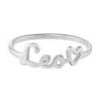 Anel com Nome em Prata 950 Personalizado