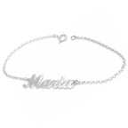 Pulseira com Nome Personalizado Prata
