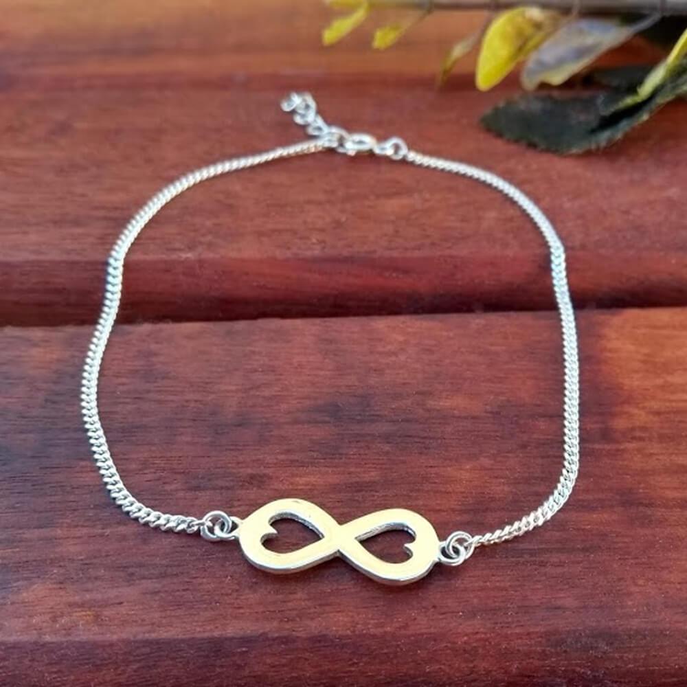 Pulseira Infinito After em Prata 950
