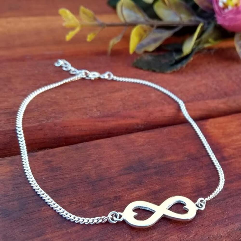 Pulseira Infinito After em Prata 950
