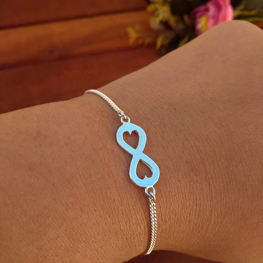 Pulseira Infinito After em Prata 950