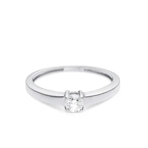Anel Eleganc em Prata 950 com Pedra 4 mm