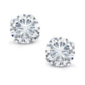 Brinco Ponto de Luz Prata 950 Zirconia Redonda 6 mm