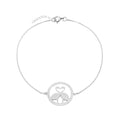 Pulseira Casal de Flamingos em Prata 950