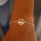 Pulseira Casal de Flamingos em Prata 950