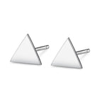 Brinco Triangulo Pequeno em Prata 950