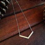 Colar Feminino V em Prata 950