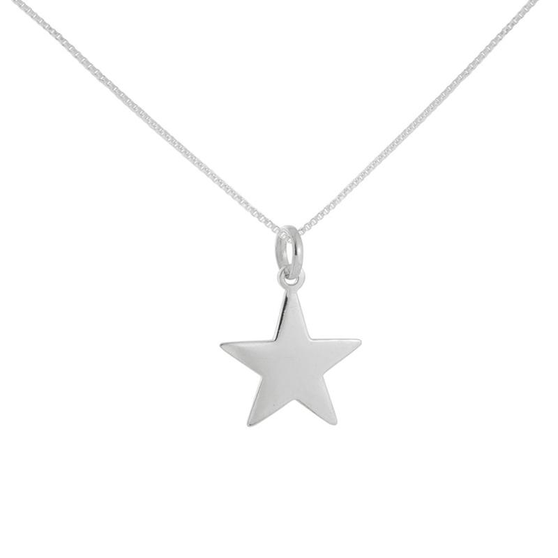 Colar com Pingente Estrela em Prata 925
